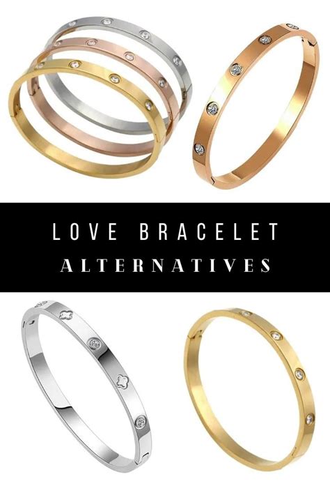 cartier love bracelet lookalikes.